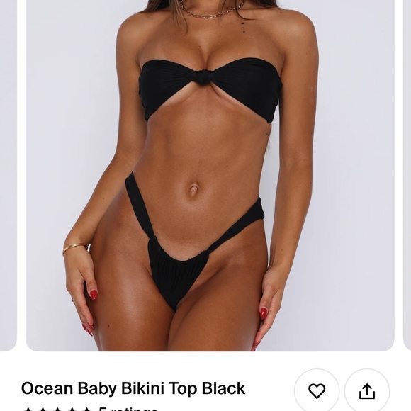 White fox boutique bikini set - Picture 4 of 5